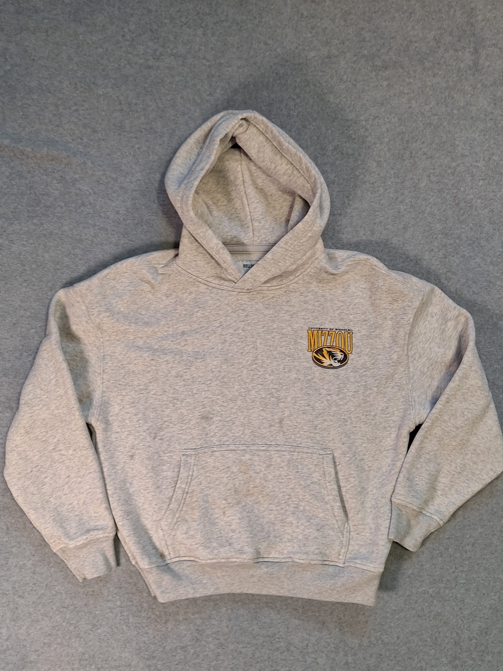 Hollister Women's Boxy Fit Hooded Sweatshirt Mizzou Tigers Size XS